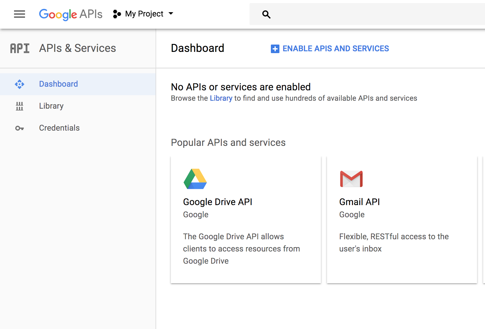 Google apis services