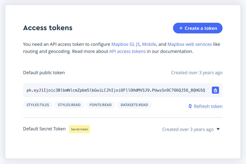 Finding Your Mapbox Access Token - Astoundify Knowledge Base