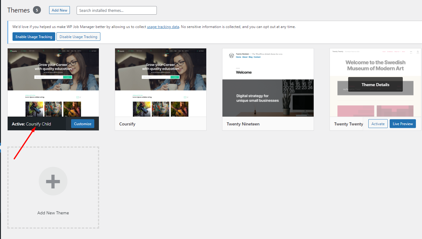 Creating the Coursify Child Theme - Astoundify Knowledge Base